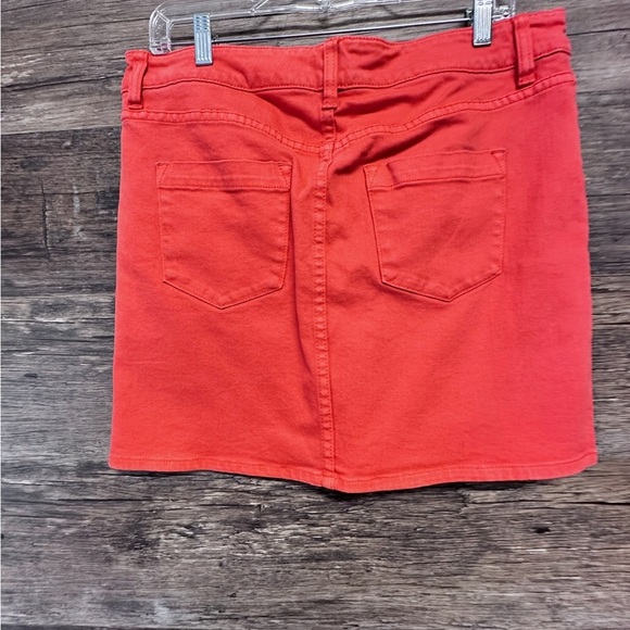 J. Crew Coral Stretch Mini Skirt Womens Size 10 - Picture 6 of 8